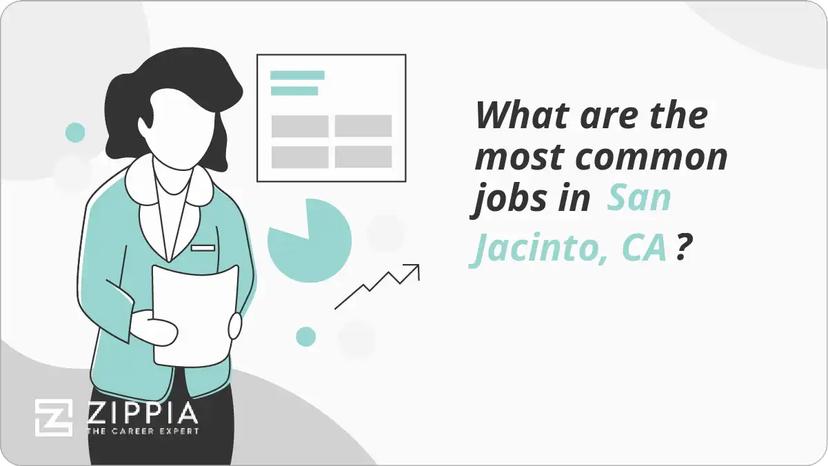 What are the most common jobs in San Jacinto, CA?