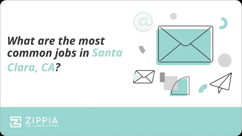 What are the most common jobs in Santa Clara, CA?