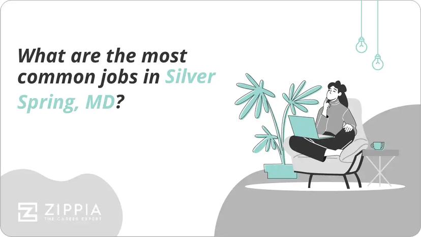 What are the most common jobs in Silver Spring, MD?