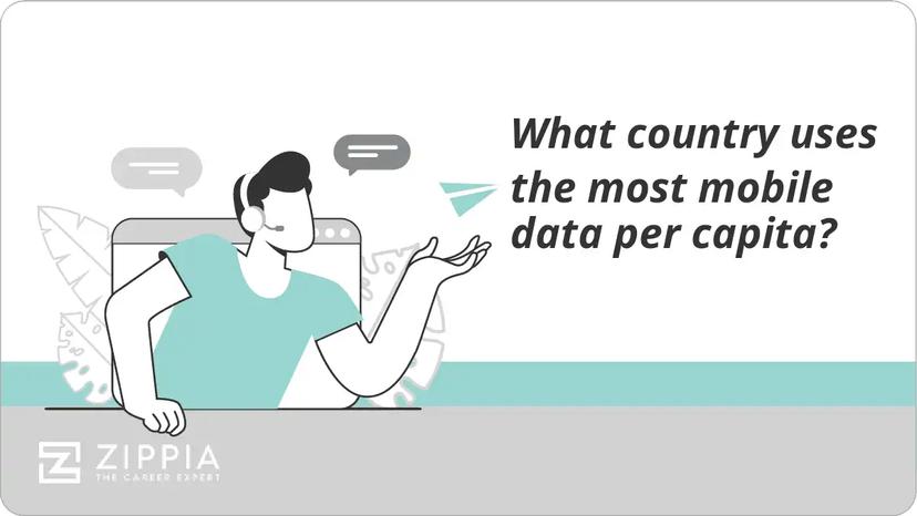 What country uses the most mobile data per capita?
