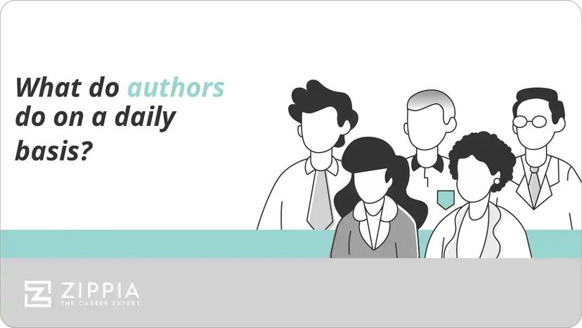 What do authors do on a daily basis?