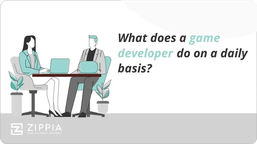 What does a game developer do on a daily basis?
