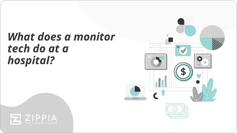 What does a monitor tech do at a hospital?