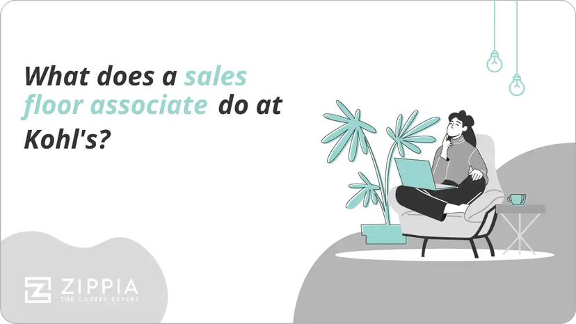 What does a sales floor associate do at Kohl's?