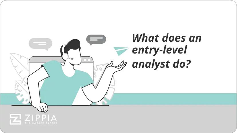 What does an entry-level analyst do?