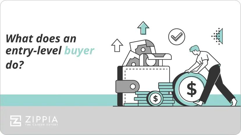 What does an entry-level buyer do?