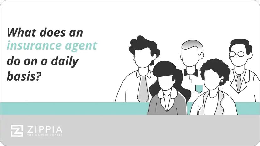 What does an insurance agent do on a daily basis?