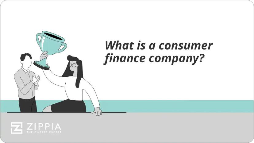 What is a consumer finance company?