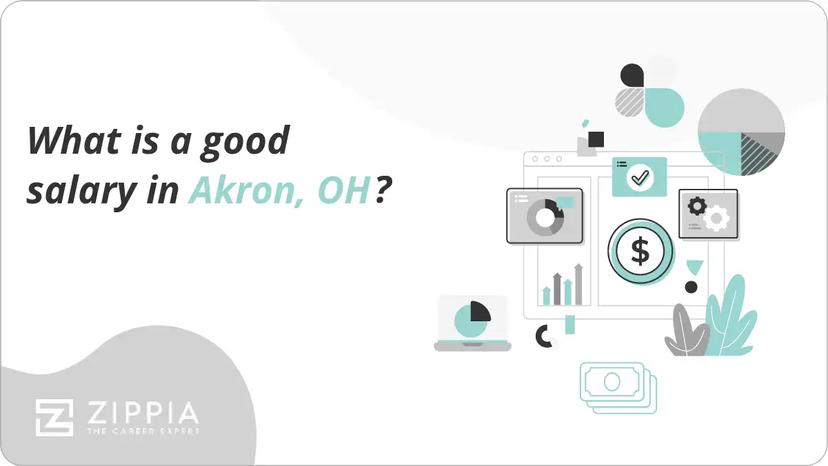 What is a good salary in Akron, OH?
