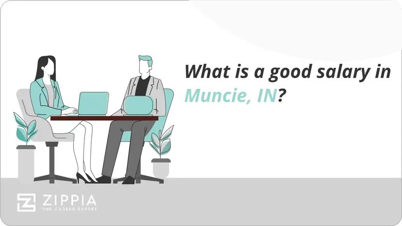 What is a good salary in Muncie, IN?