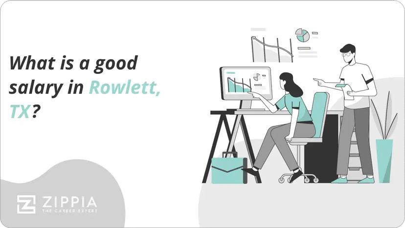 What is a good salary in Rowlett, TX?