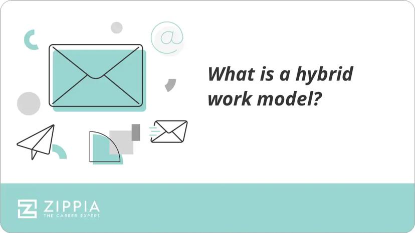 What is a hybrid work model?