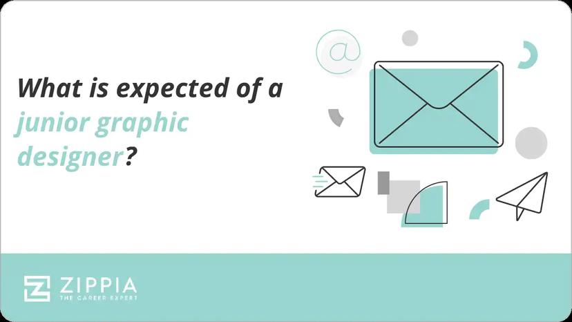 What is expected of a junior graphic designer?