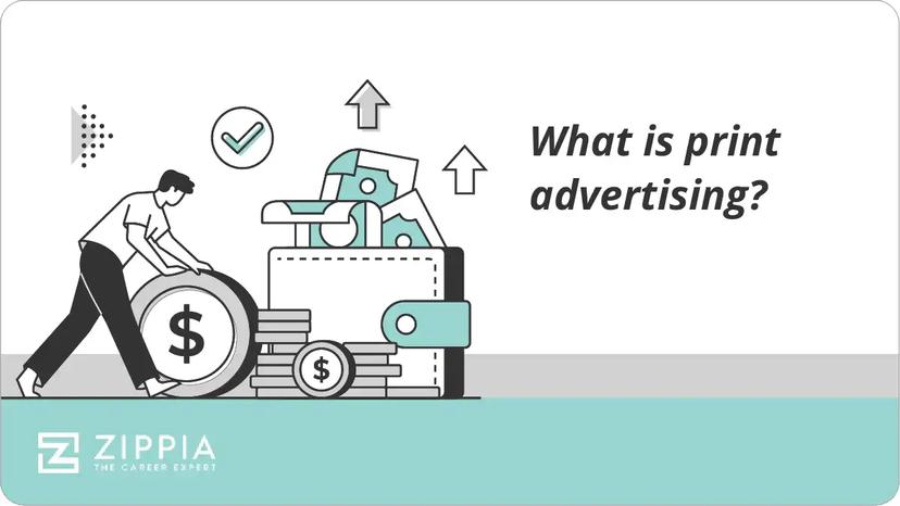 What is print advertising?