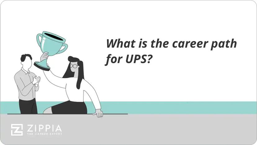 What is the career path for UPS?