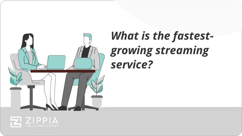 What is the fastest-growing streaming service?