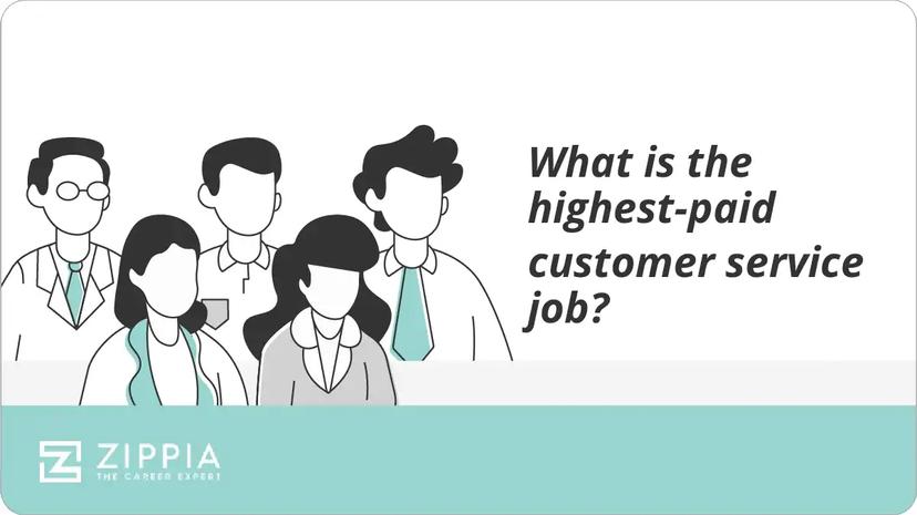 What is the highest-paid customer service job?