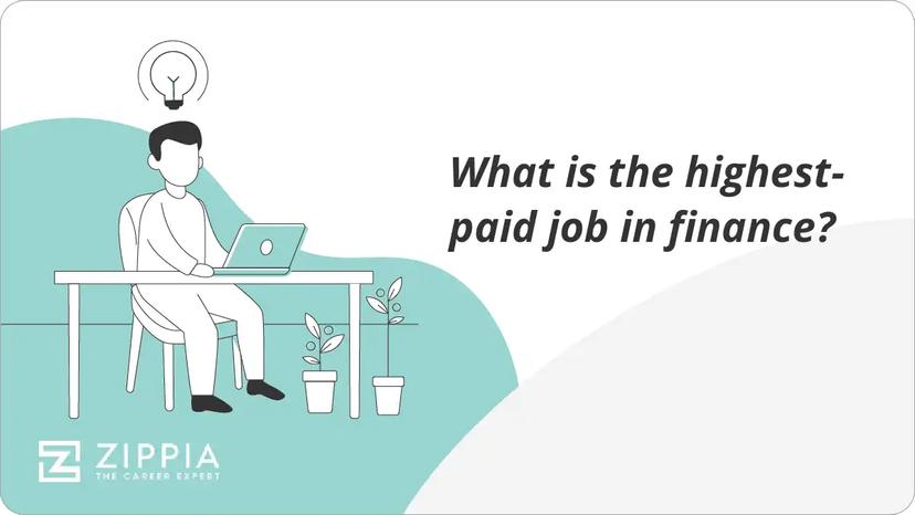 What is the highest-paid job in finance?