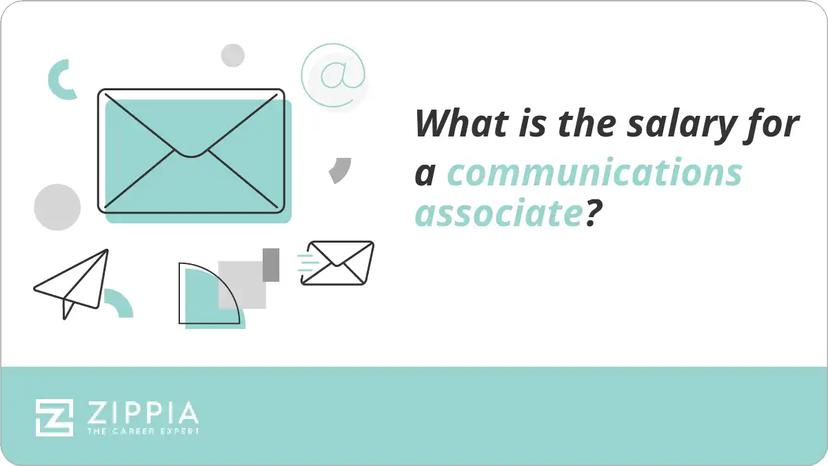 What is the salary for a communications associate?