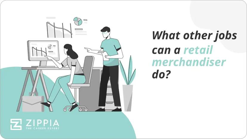 What other jobs can a retail merchandiser do?