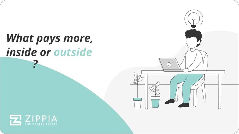 What pays more, inside or outside sales?