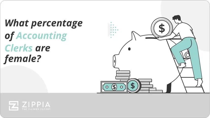 What percentage of Accounting Clerks are female?