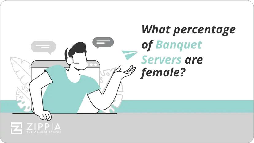 What percentage of Banquet Servers are female?