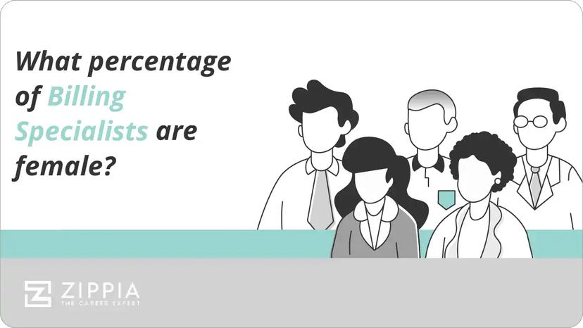 What percentage of Billing Specialists are female?