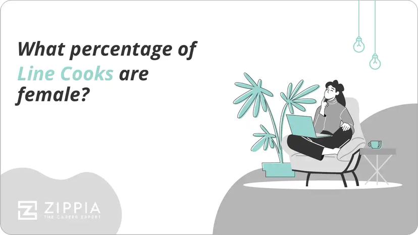 What percentage of Line Cooks are female?