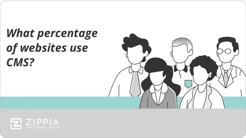 What percentage of websites use CMS?