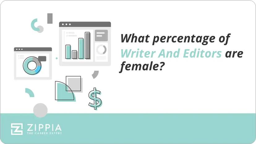 What percentage of Writer And Editors are female?