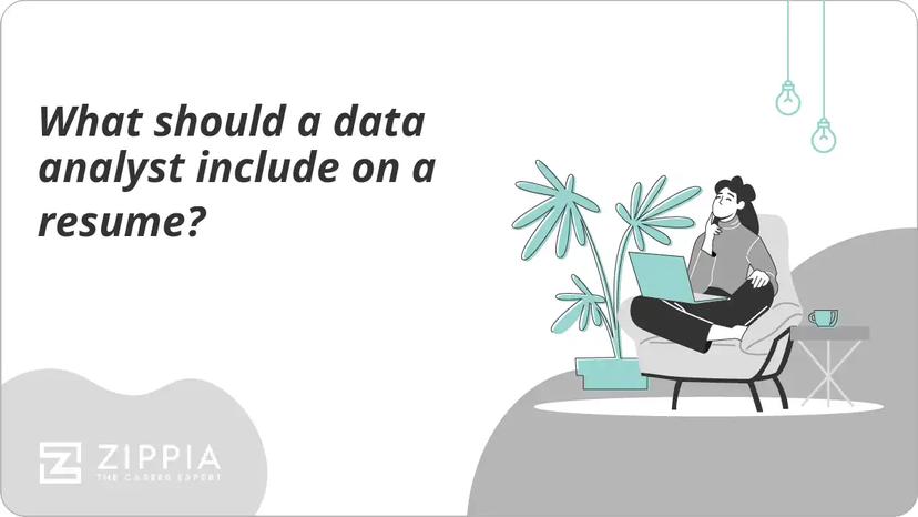 What should a data analyst include on a resume?