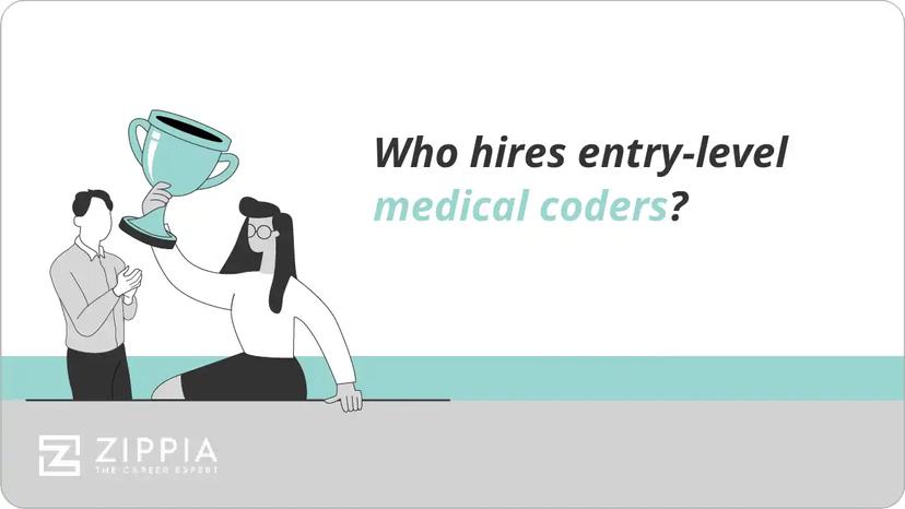 Who hires entry-level medical coders?