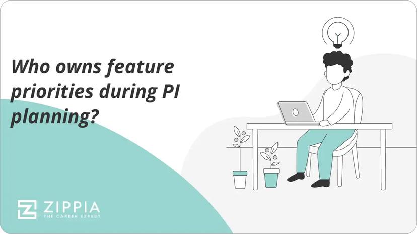 Who owns feature priorities during PI planning?