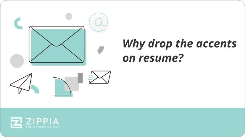 Why drop the accents on resume?