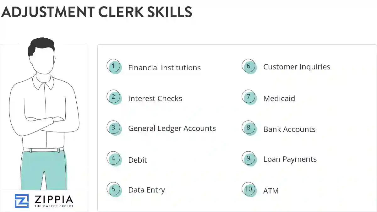 Adjustment clerk skills