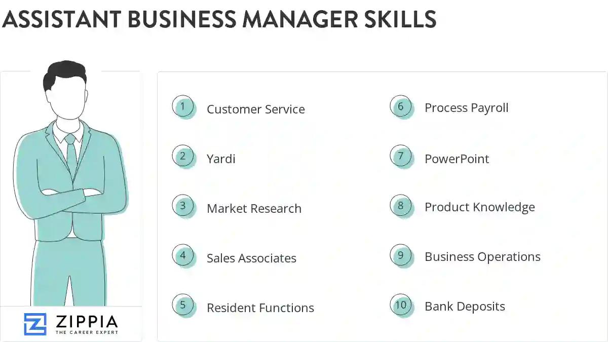 Assistant business manager skills