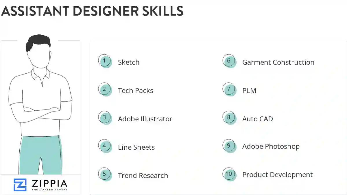 Assistant designer skills