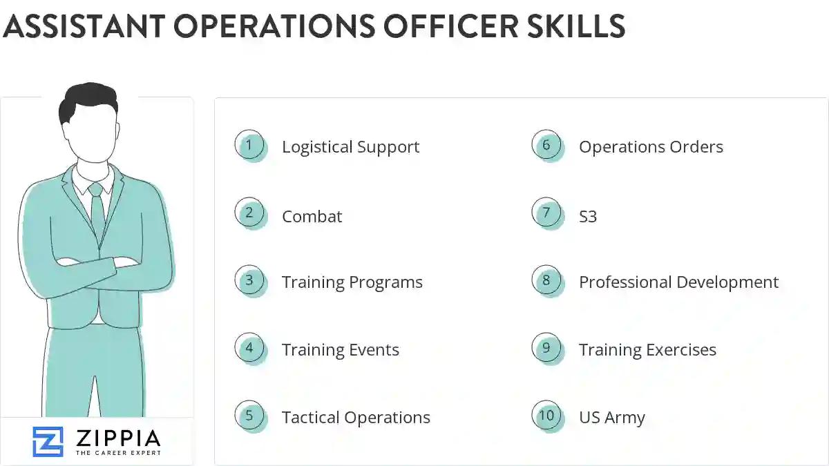 Assistant operations officer skills