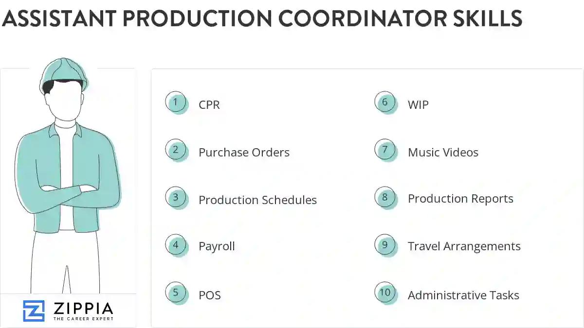 Assistant production coordinator skills