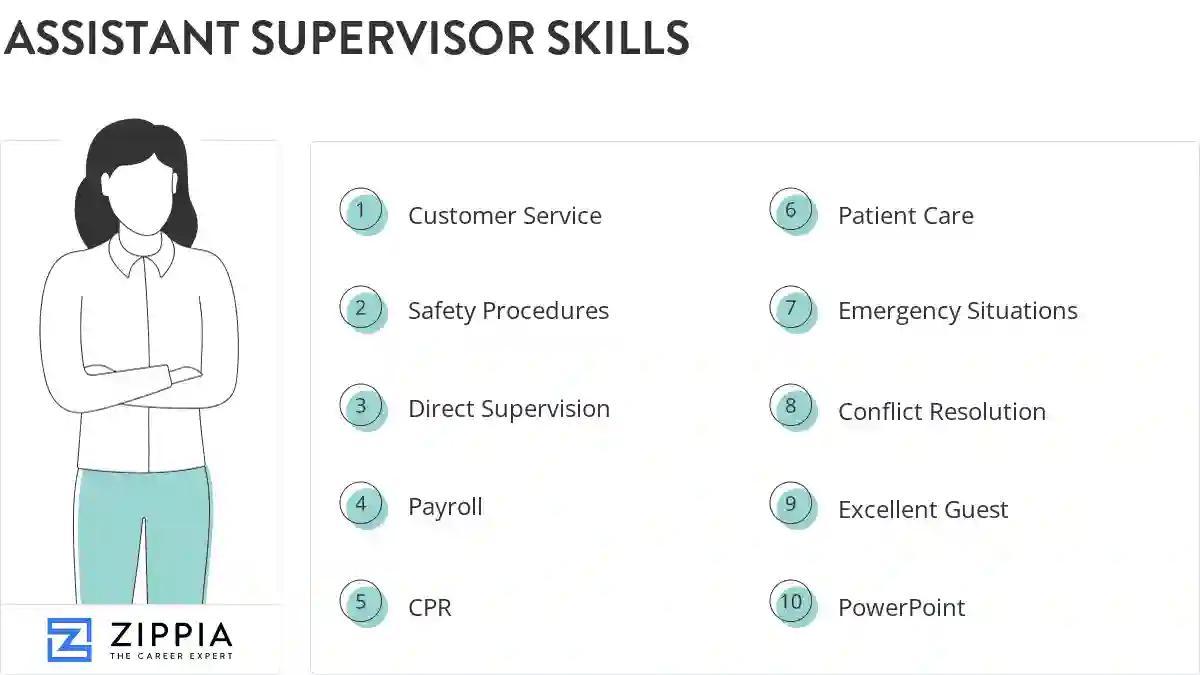 Assistant supervisor skills