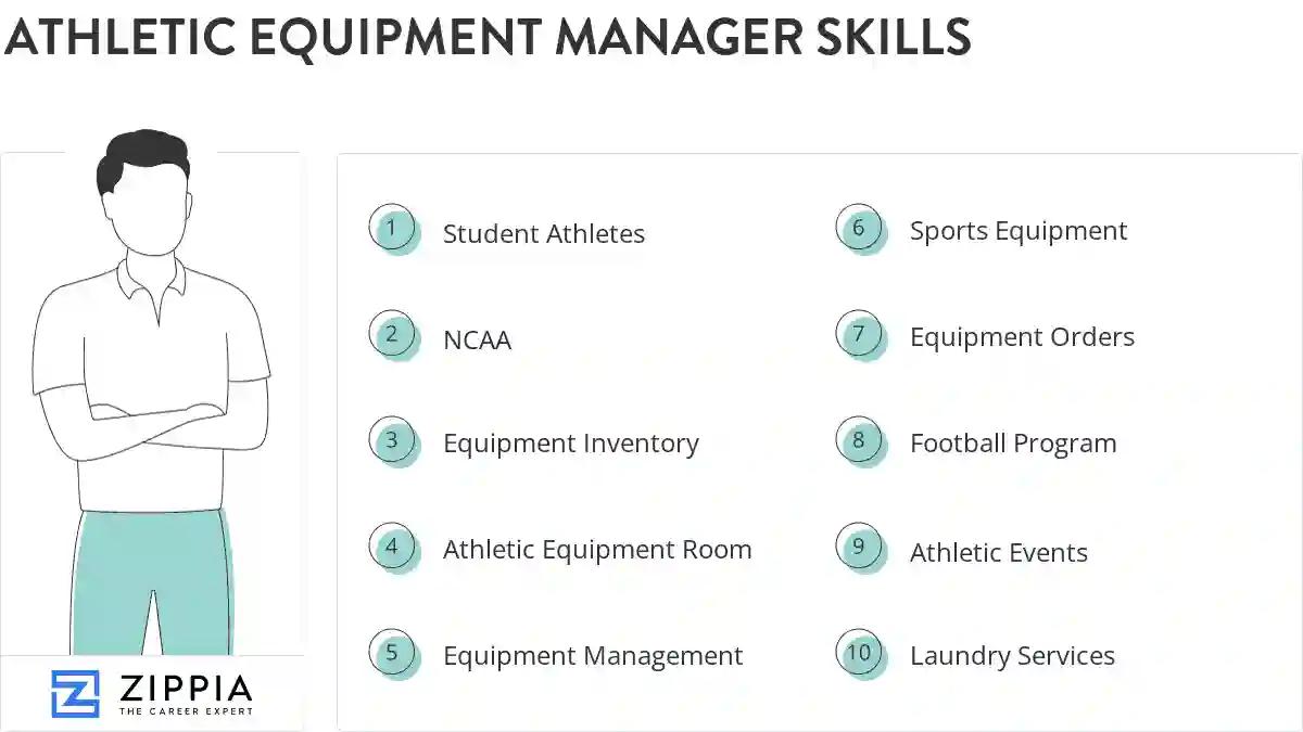 Athletic equipment manager skills