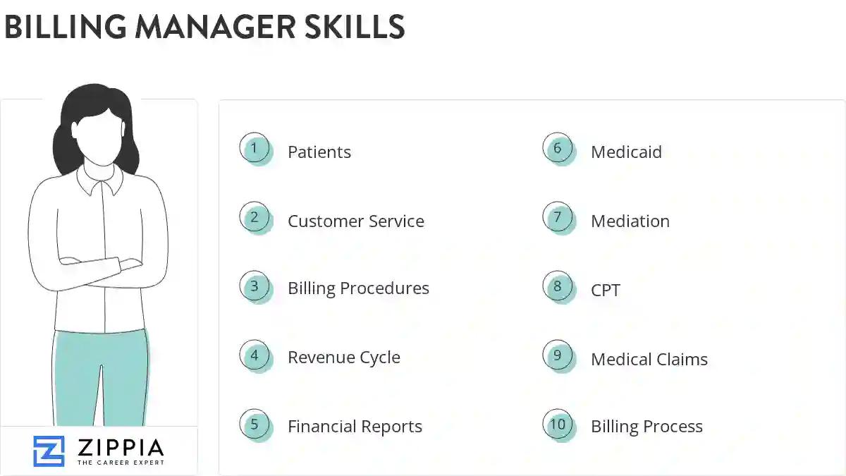 Billing manager skills