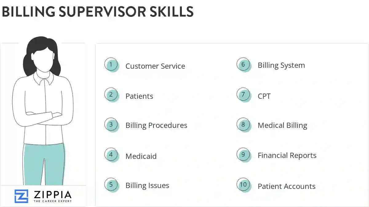 Billing supervisor skills