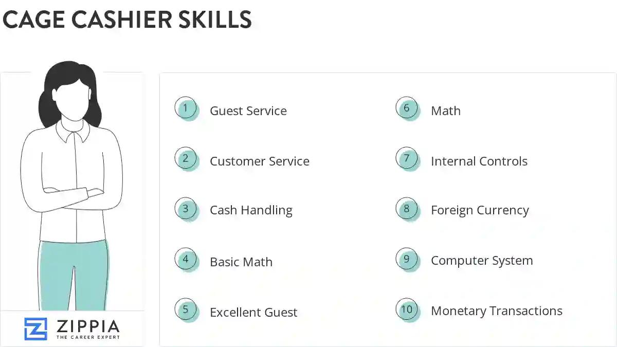 Cage cashier skills
