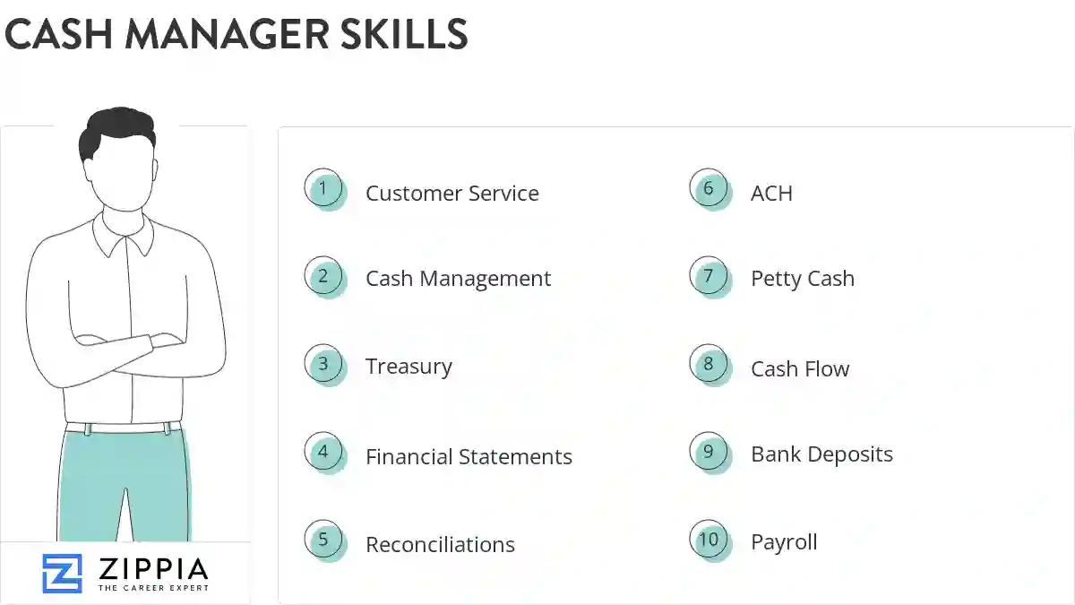 Cash manager skills