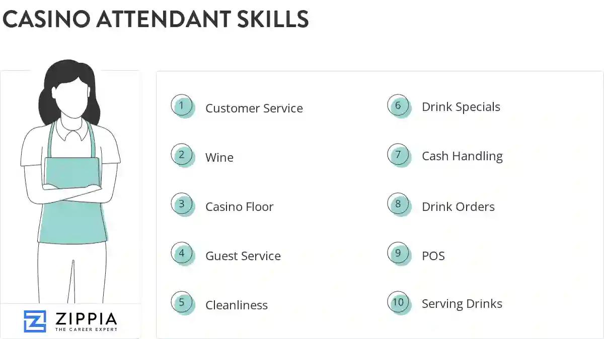 Casino attendant skills