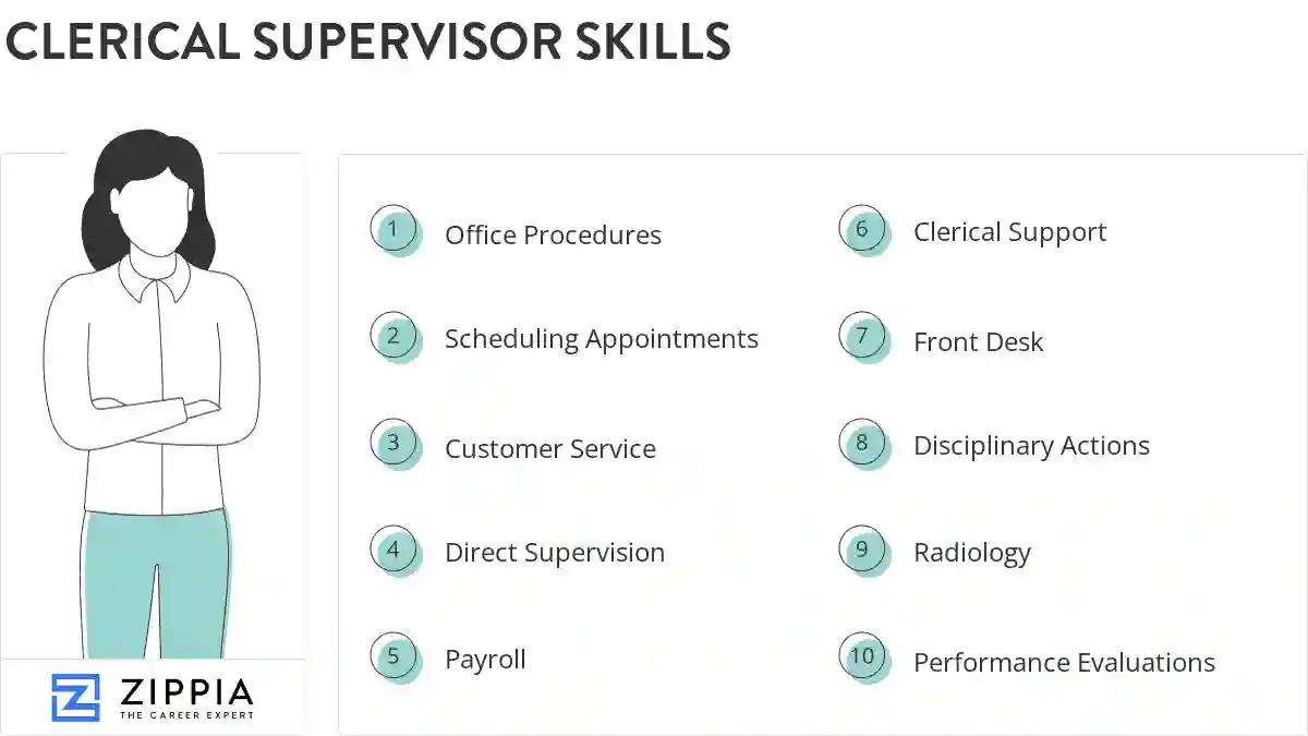Clerical supervisor skills