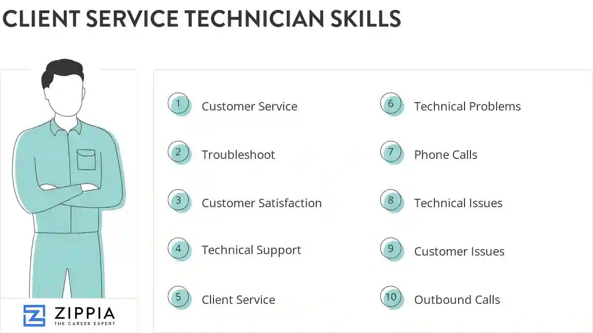 Client service technician skills