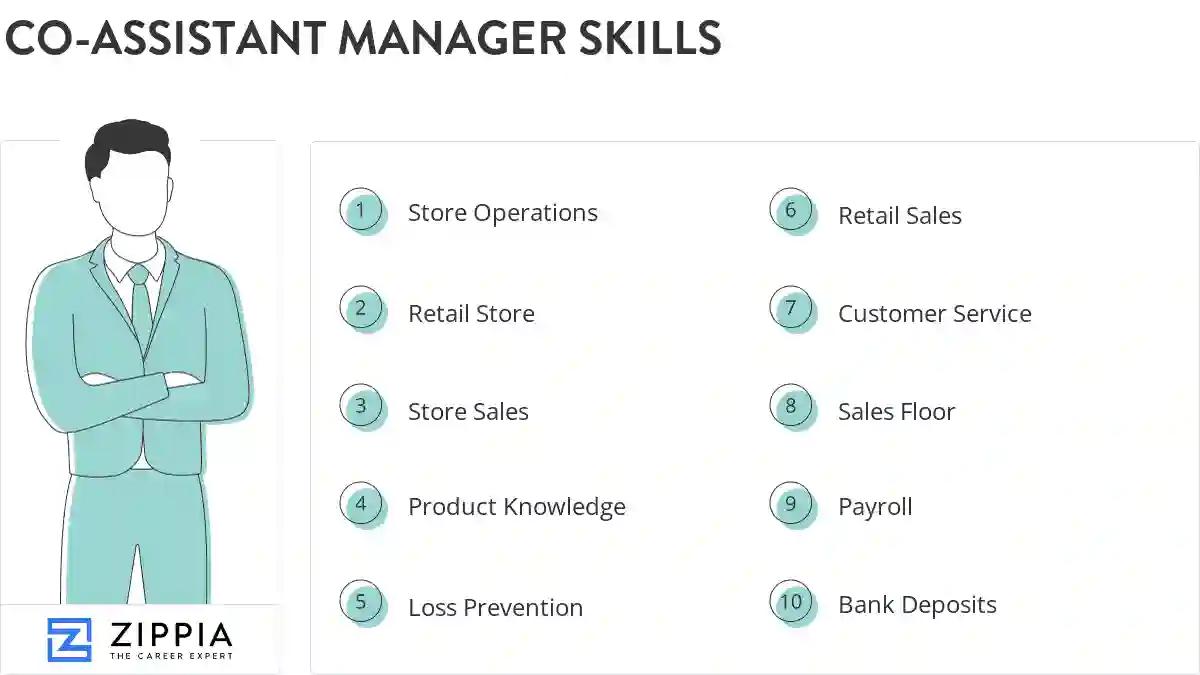 Co-assistant manager skills